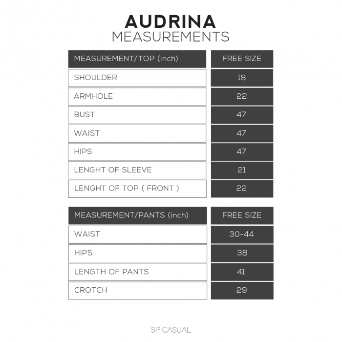 AUDRINA 5.0 IN BLACK